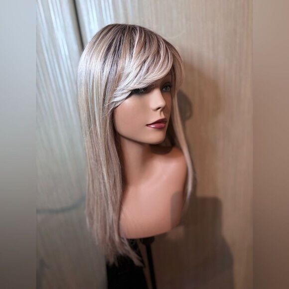 Belle tress international city collection “Paris” wig in Milkshake Blond-R color
